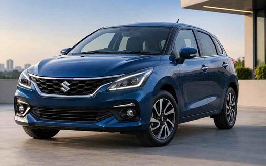 2026 Maruti Baleno नई बलेनो का फ्रंट लुक