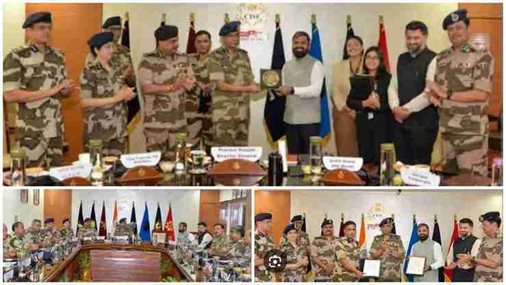 CISF और DFI के बीच ड्रोन और एंटी-ड्रोन सुरक्षा को लेकर एमओयू